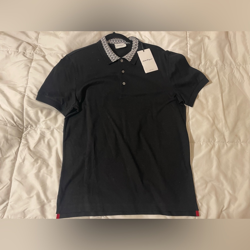 Salvatore Ferragamo collared shirt